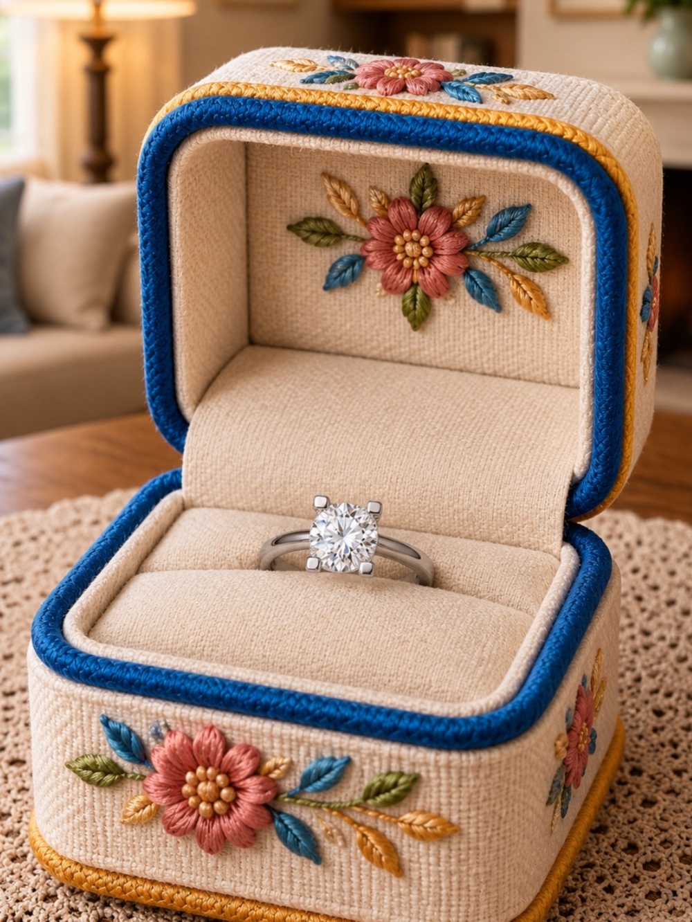NEW! 1ct Moissanite Silver Ring